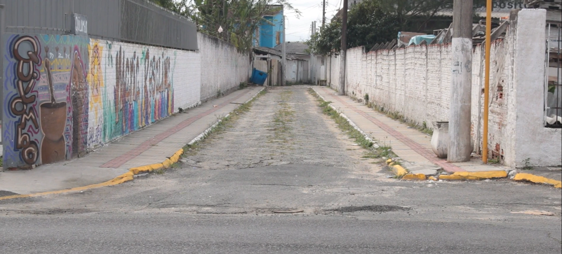 Foto da entrada da Comunidade Remanescente de Quilombo Maria Rosalina.